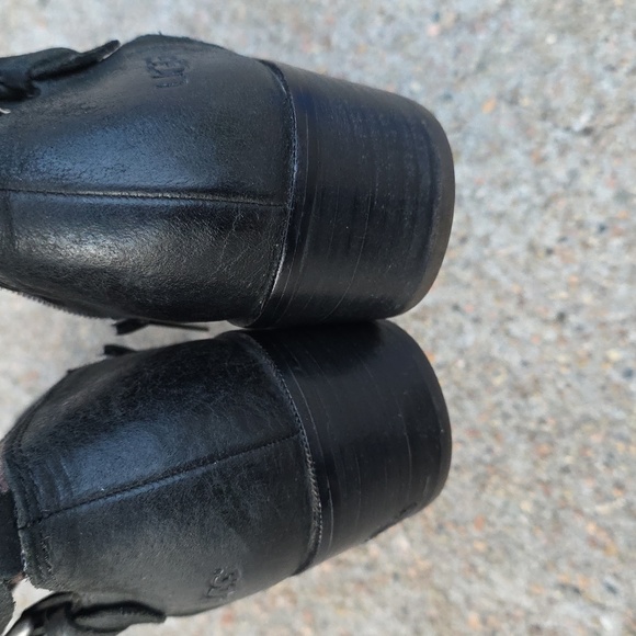 UGG Lula Mae Black & Brown Boots Size 8 - Picture 7 of 12